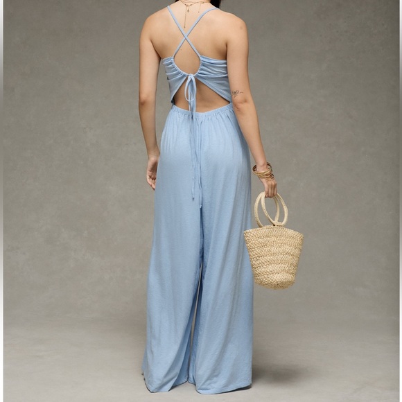 NWT AEO sunchaser knit babydoll jumpsuit - Picture 3 of 11